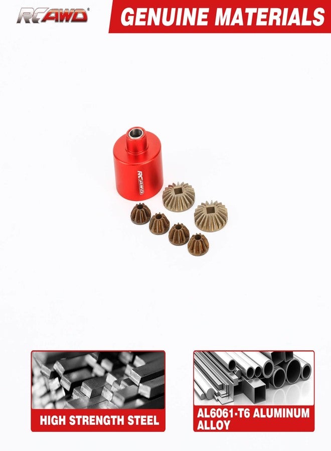 RCAWD Baja Rey Rear Differential Case and Inner Gear for Losi 1/10 Baja Rey 4WD 1/10 Hammer Rey U4 Diff Cover Rock Racer Upgrades Part - Image 3